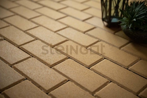 Брусчатка 200*100*40 Желтая (полный прокрас), Steingot